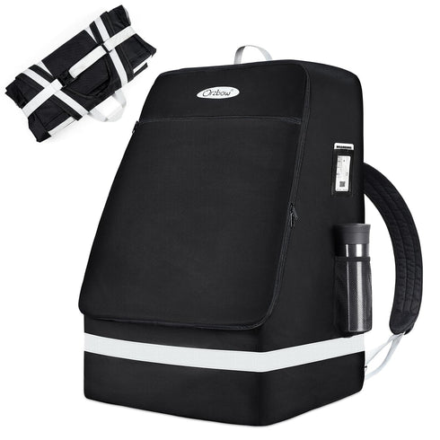 Orzbow Padded Car Seat Travel Bag for Airplane, Carseat Backpack Bags with