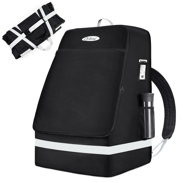 Orzbow Padded Car Seat Travel Bag for Airplane, Carseat Backpack Bags with