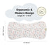 Organic Burp Cloths for Baby Boys and Girls and Portable Diaper Changing Pad Bundle - Burping Cloth, Burp Clothes
