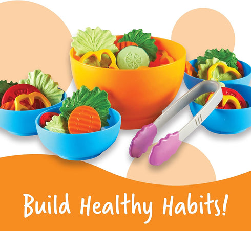 Set 38 18+ Learning Resources New Sprouts Garden Fresh Salad - Pieces, Ages Months, Pretend Play Food for Toddlers