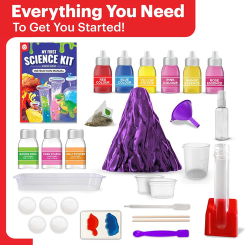 Doctor Jupiter My First Science Kit for Kids Ages 4-12, STEM Learning & Educational Toys, 50+ Experiments