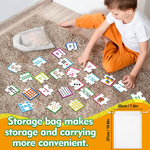 Number Puzzle Cards, Counting Toys, Math Manipulatives, Preschool Learning Activities, Kindergarten Must Haves