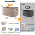 75L 22x17x12 OIAHOMY Large Woven Cotton Rope Storage Basket with Handle for Organizing Blanket and Toys for Living
