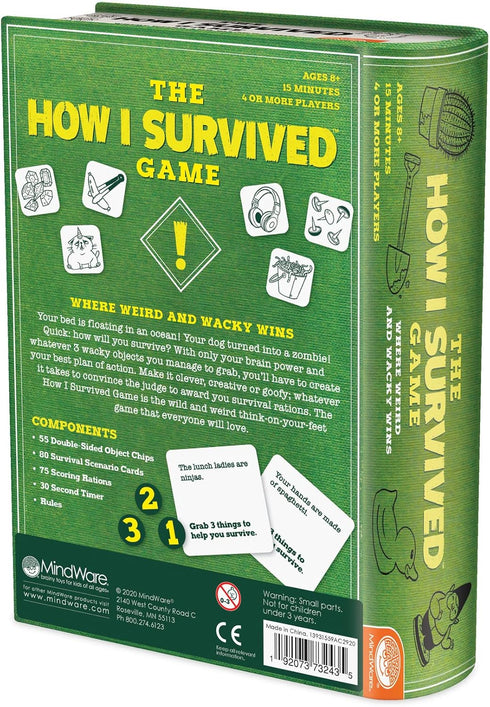 8+ MindWare The How I Survived Card Game Hilarious for Kids & Adults Laugh til You Cry, Super Funny Kid-Humor Gift