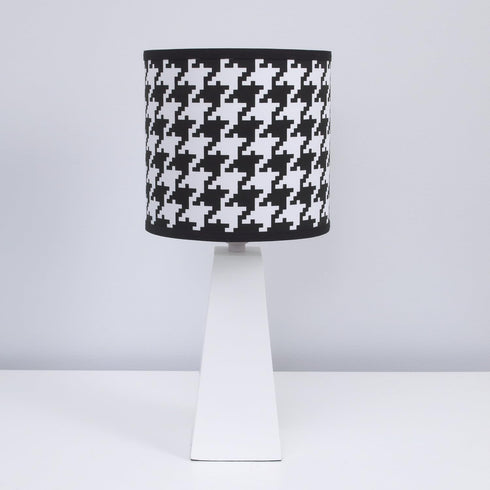 NoJo Roar Nursery Lamp & Shade - Black, White, Aqua