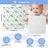 Burbuja 30x30 Cute Dragon Baby Bath Towel - Soft Absorbent Muslin Cotton Hooded Towel for Newborn Infant Toddler