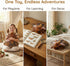 Frankiezhou Home 26in, Ginkgo Moth Plush Toy, Giant Ginkgo Moth Stuffed Animals Realistic Soft Big Moth Plushie Model