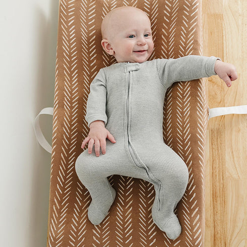 2 Pack Pobibaby - Premium Changing Pad Cover - Ultra-Soft Cotton Blend, Stylish Woodland Pattern, Safe and Snug
