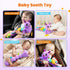 0-6 10 0-6, 6-12 Tummy Baby Toys Months, Washable Baby Musical Caterpillar Toys with Kid's Song,Rattles,BabyTeething
