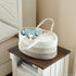 luxury little Diaper Caddy Organizer, Large Cotton Rope Nursery Baby Basket, Changing Table Organizer for Baby Diaper