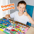 Preschool Learning Activities - Search and Find Books for Kids 3-6, Reusable Game with 16 Themes for Educational Fun