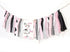 1st Holy Cow I'm One Birthday High Chair Banner, Farm Themed, Pink, Adjustable Size