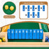Shut The Box Dice Game for 1-4 Players - Traditional Wooden Pub Bar Board Game with 10 Numbers for Kids and Adults