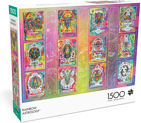 Buffalo Games Rainbow Astrology - 1500 Piece Jigsaw Puzzle for Adults, Perfect for Game Nights