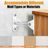 6-Pack Furniture Anchors for Baby Proofing, Anti Tip Straps Safety Kit to Prevent Dresser, Bookshelf, Cabinet from