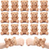 Ceenna 16 Pcs Bear Stuffed Animal Slap Bracelets Party Favors Plush Slap