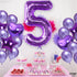 KatchOn Giant Purple 5 Balloon Number - 40 Inch Mylar Purple Number 5 Balloon for Birthday Decorations