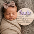 Newborn Baby Stats Sign For Hospital, Newborn Announcement Sign For Hospital, Birth Announcement Sign Photo Prop, Laser