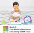 5-in-1 Smart Steps Explore N Play Activity to Booster Seat, Blue Safari Fun
