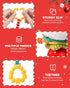 6-12-18-36 Tummy Jollybaby Car Seat Stroller Crib Hanging Toy for Baby Months, My Baby First Christmas Santa Claus