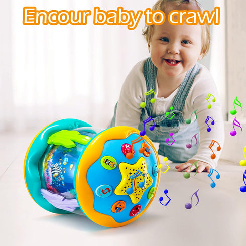 Koyiwa 6 12 Tummy 3-6 7 8 9 12-18 1 2 3 Baby Toys to Months Musical Light Up Time Infant Toys Months Crawling Ocean