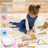 Baby Musical Instruments - Montessori Wooden Percussion Set for Toddlers 1-3, Modern Boho Xylophone Gifts
