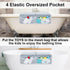 Set Elbow Bahoki Essentials Bath Kneeler - Bathtub Kneeling and Rest Pad - Thick Memory Foam Arm and Knee Support While