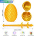 6PCS 3D 3D Set(6pc-b) JOD Printed Dragon Eggs with Dragon Inside Articulated Fidget Toys, Easter Dragon Eggs, Mystery