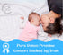 Store 2 Pack 22" 40" 4 Dark Grey Cot Sheets W X L Daycare Sheet with Corner Elastic for Child Boys Girls,Soft