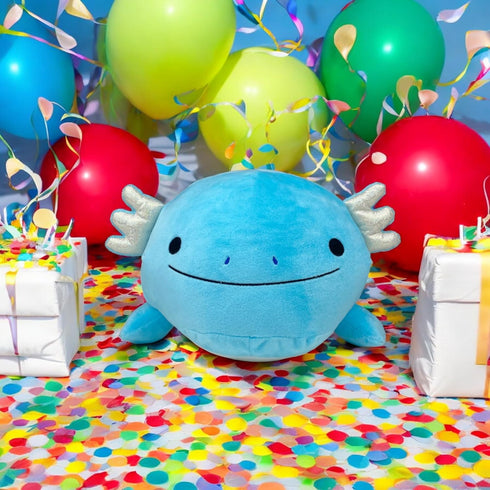 (24 inch) Pineapple Axolotl Plush Toy, Giant Soft Axolotl Stuffed Animal Pillow, Kawaii Plushies, Cute Squishy Plushie
