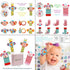 Infant Rattle Toys 0-3 Years, Baby Wrist Rattle Foot Finder Socks Set, Gift Box for Newborn Boys and Girls