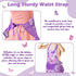 Set 2Pcs 3-6 R HORSE Kid Apron and Chef Hat - Purple Butterfly Toddler Kitchen Apron for Girls, Adjustable Role Play