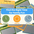 60 Family Time Scratch-Off Activity Cards with Day & Night Markers Fun Family Games for Kids & Parents Screen-Free