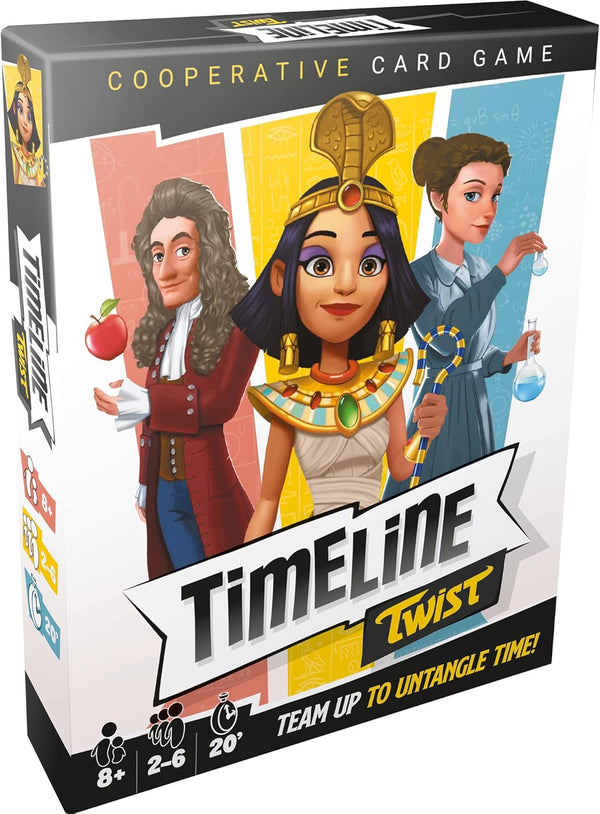Zygomatic Timeline Twist Card Game - Cooperative Trivia Game for Kids and Adults, Ages 8+, 2-6 Players