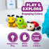 6 Pack Tub Works Bugs Light Up Bath Toys, | Water-Activated Light Up Toys Flash & Change Color | Easy-Grip Baby Girl