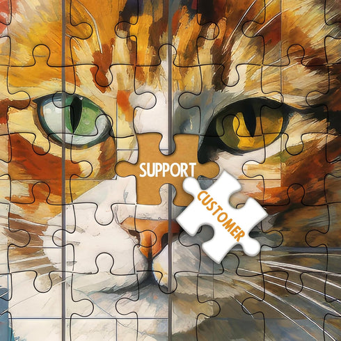 Cat Puzzles for Adults, 1000 Pieces, Funny Kitten Jigsaw Puzzles, Mosaic Meows Animal Puzzle