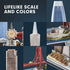 CubicFun 3D Puzzles for Kids Ages 8-10, LED San Francisco Cityline Arts and Crafts for STEM Projects