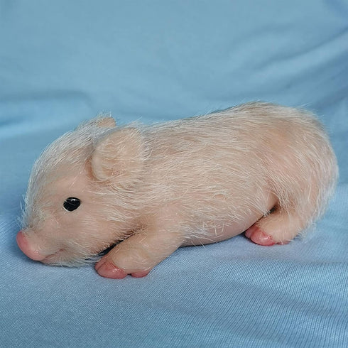 Pig Toys for Girls & Boys, 5 Inch Mini Realistic Silicone Pig, Soft/Chubby Little Pig for Kids, Christmas & Valentine's