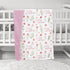 30 40 Inch Floral Baby Blankets for Girls - Super Soft Nursery Minky Blanket, Newborn Baby Blanket with Double Layer