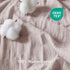 2 Pack (28"x 52", SOULFUL Muslin Crib Sheets for Boys Girls, Soft and Breathable Cotton Fitted Crib Sheets for Standard