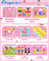 Gojmzo Busy Board Montessori Toys for Toddler Girl Birthday Gifts, Busy Book Sensory Toys for Toddlers, Learning
