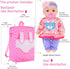12 inch 3 Sets Clothes,Backpack,Pacifier, ebuddy Baby Doll and Accessories-Reborn Baby Dolls Real Life Baby Dolls