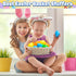 300 2.4Empty 12 Duchong Easter Eggs Bulk, Plastic Eggs Include Golden Eggs, Perfect for Eggs Hunt, Theme Party Favor
