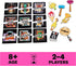 Giant Clue Classic Mystery Party Retro Board Game Summer Toy with Large Rooms, Giant Cards, and Foam Tools, for Kids and Families Ages 8 and up