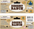 BMC CTS Desert Western Ranch - 15pc Plastic Figure Diorama Accessories Playset
