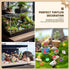 Yonseng 200pcs 10 Mini Fruit Decor Resin Tiny Fruits for Crafts Dollhouse Miniatures Mini Resin Things for Fairy Garden