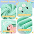 4 Preboun Pcs Baby Bath Towel Coral Fleece Baby Hooded Towel Absorbent Soft Towels for Newborn Cartoon Animal Hooded