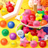 140 Pcs Motivational Stress Balls, Colorful Foam Balls for Anxiety Relief and Hand Exercise Party Supplies