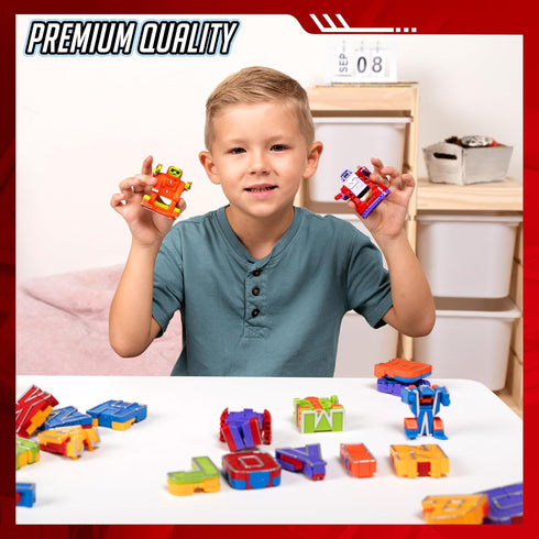 3 4 5 6 7 8 JOYIN Alphabet Robots Toys for Kids, ABC Learning Toys, Alphabots, Letters, Toddlers Education Toy