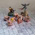 FanRoll by Metallic Dice Games 16mm Metal Polyhedral DND Dice Set: Copper, Role Playing Game Dice for Dungeons